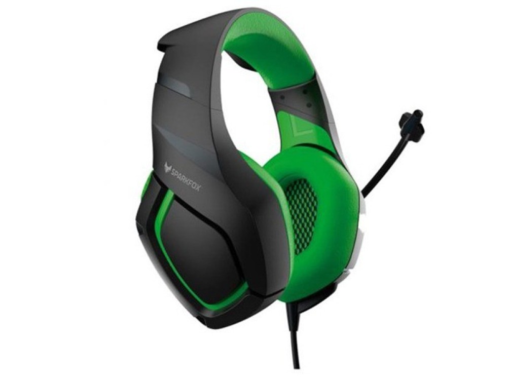 Gaming headphones SPARKFOX K1 Stereo Headset Green