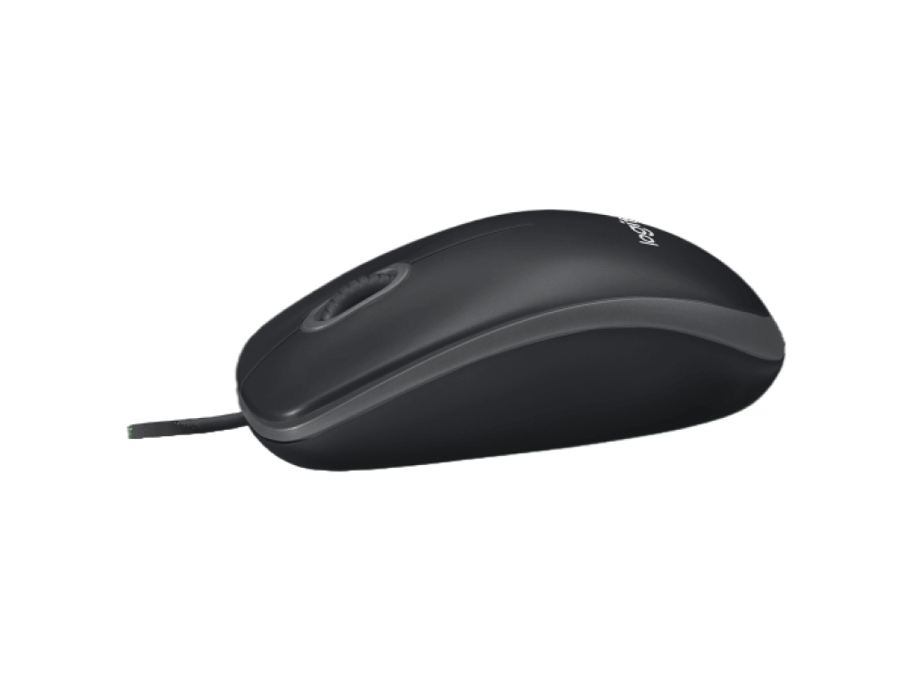 Logitech wired B100 OPTICAL USB MOUSE  (910-003357)