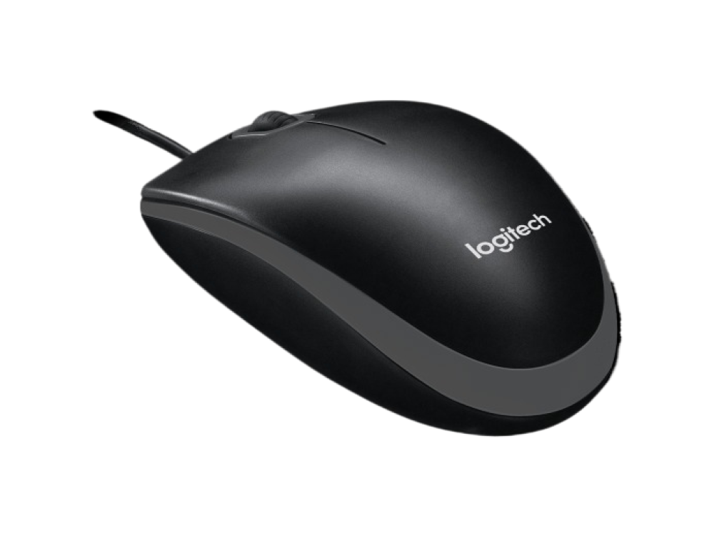 Logitech wired B100 OPTICAL USB MOUSE  (910-003357)